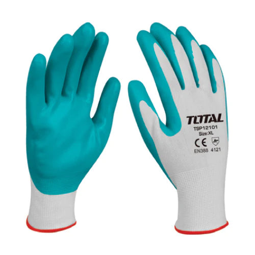 Par de guantes mecánicos talla XL TOTAL - Total Tools