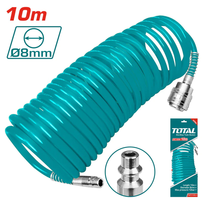 MANGUERA AIRE TOTAL THT11101.1 1/4 NPT 5/8" X 10 M ESPIRAL