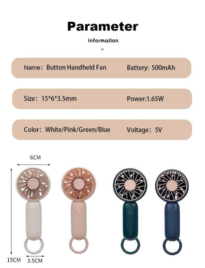 Mini Abanico Portatil Recargable