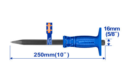 CINCEL WADFOW WCC1303 PUNTA 4MMX10" CON GRIP ACERO CARBONO