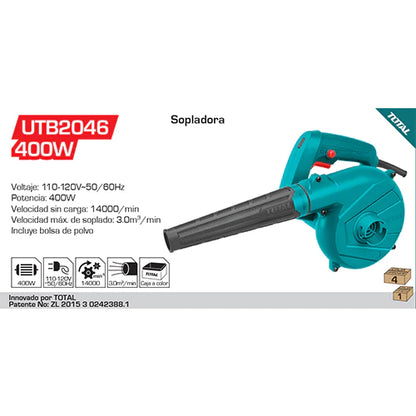 Soplador-Aspirador 400W Total Tools TB2046