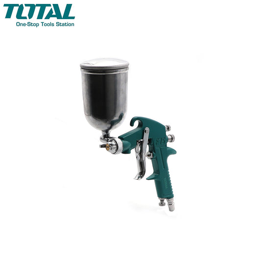 PISTOLA PINTAR TOTAL TAT10402 ALTA PRESION GRAVEDAD 400CC VASO METALICO