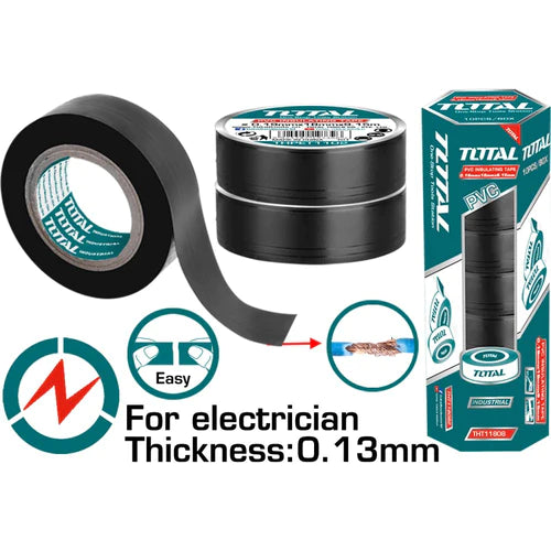 TAPE ELECTRICO TOTAL THPET1103 18MMX10YDS