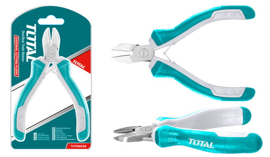 PINZA TOTAL THTMN356 CORTE DIAGONAL  MINI 4.5" MANGO BIMATERIAL