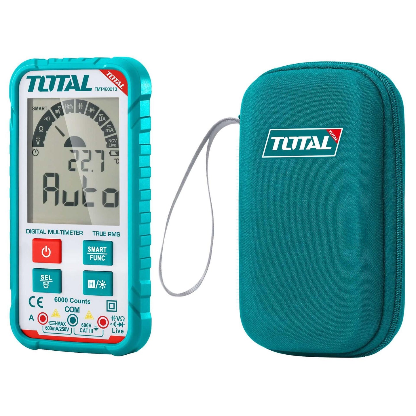 MULTIMETRO TOTAL TMT46001 DIGITAL LCD 2000 DIGITOS