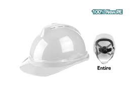 CASCO SEGURIDAD TOTAL TSP2602 BLANCO CON AJUSTADOR - Total Tools Republica Dominicana